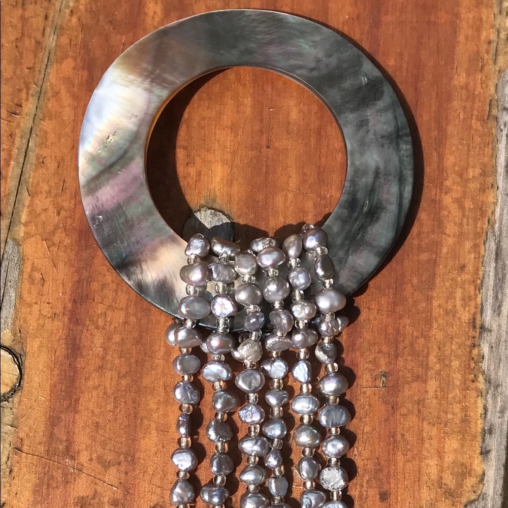 Beautiful pearl belt (or statement necklace)